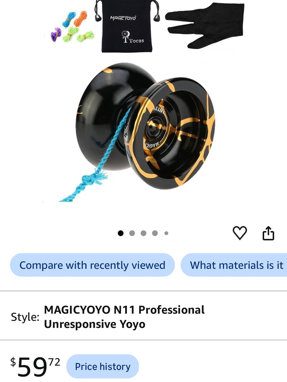 Magicyoyo N11 Unresponsive yo-yo professional
